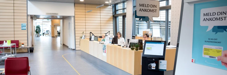 Receptionen på Hæmatologisk Afdeling, Aalborg Universitetshospital