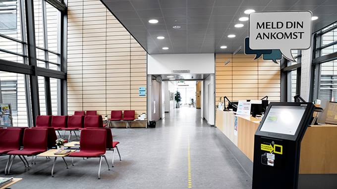 Receptionen på Hæmatologisk Afdeling, Aalborg Universitetshospital